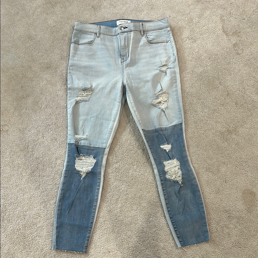 Pacsun Distressed Light Blue Jeans